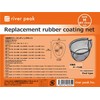 river peak Replacement Rubber Coated Net, Oval (Medium)