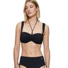 Triumph Summer Twist DP Women's Bikini Top, Black, 42, black,