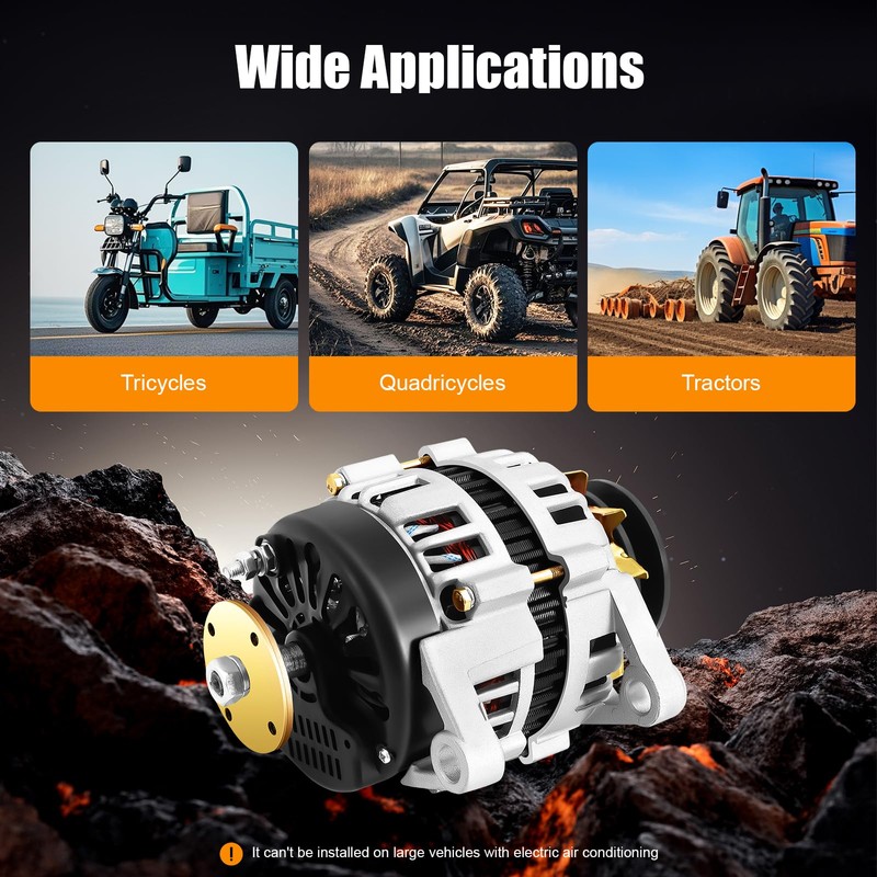 Brushless Permanent Magnet Generator, 2000W 4000RPM Low Rpm Alternator with