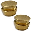 JD Brands 15mm Brass Compression Stop End Caps (Pack of