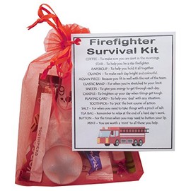 Survival Kit for Firefighters - Perfect Fireman Gift for New Firefighters or Secret Santa