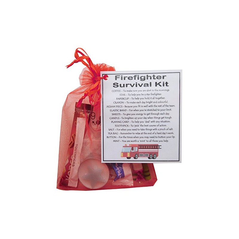 Survival Kit for Firefighters - Perfect Fireman Gift for New