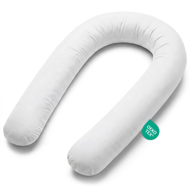 Totsy Baby Side Sleeper Pillow, Body Pillow, Long Bed Roll,