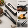 Silicone Kitchen Tongs for Cooking & BBQ – 28 cm