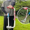 NeJesZoe Ergonomic Trimmer Grip Extension Handle with Bracket Clamp for