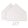 Markwort EZ Slide Home Plate, White