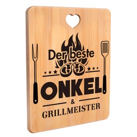 Uncle Gift, Bamboo Chopping Board, Birthday Gift for Uncle, Uncle Gifts from Niece Nephew, Best Uncle Gifts from Niece Nephew, Ideal Gift for Uncle