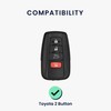 kwmobile Car Key Case Compatible with Toyota 2-3 Buttons Smart