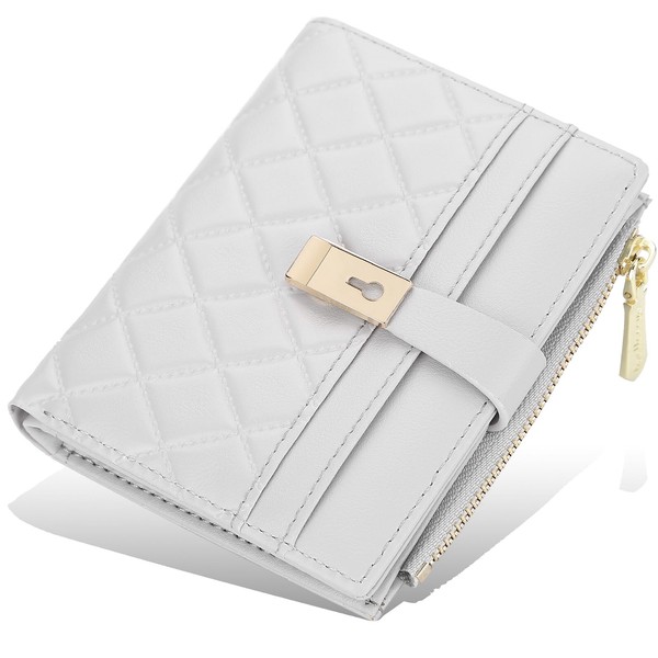 SOEROOY Women's Small Leather Purse with RFID Protection Purse for