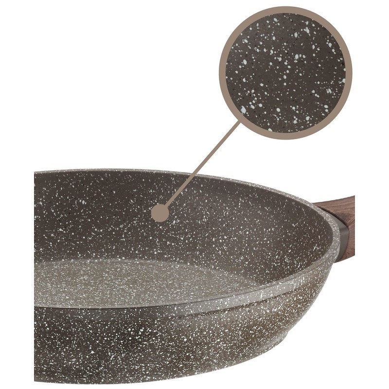 Pinti Natura Series Aluminium Saucepan Diameter 20 cm Non-Stick Coating