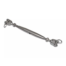 MarineNow 3/8” Jaw Jaw Closed Body Turnbuckle 10 mm 316 STAINLESS STEEL Rigging Screw