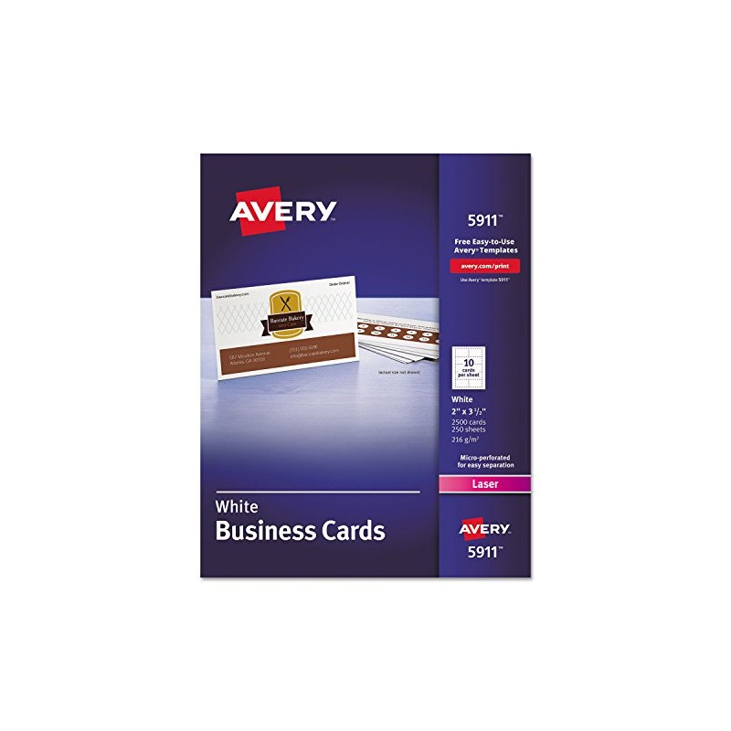 Avery 5911 Business Card Blanks