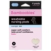 Bamboobies Washable Reusable Overnight Nursing Pads with Leak-Proof Backing For