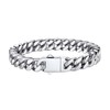 Bestyle Miami Curb Chain Bracelet, for Men/Women, Stainless Steel, Chic,