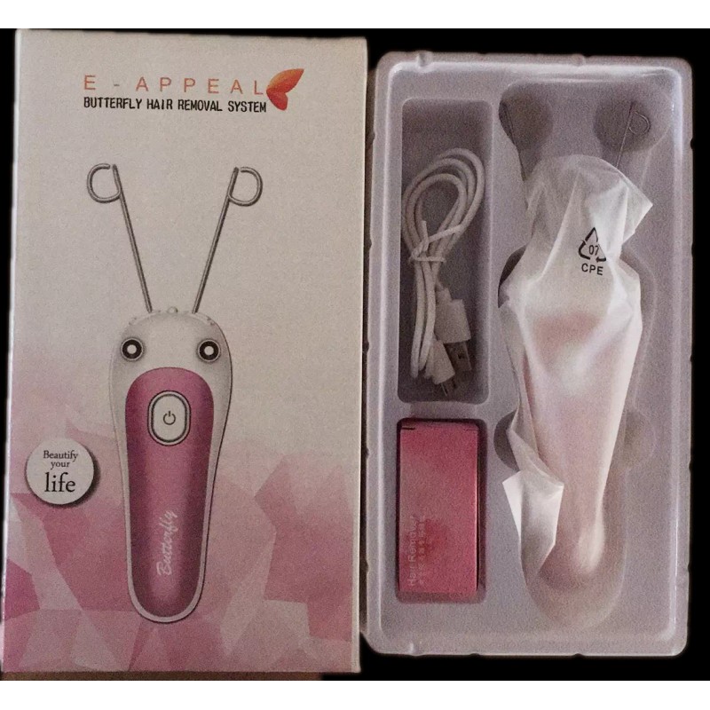 e-appeal electronic hair threading machine (Butterfly hair removal) Hair threader