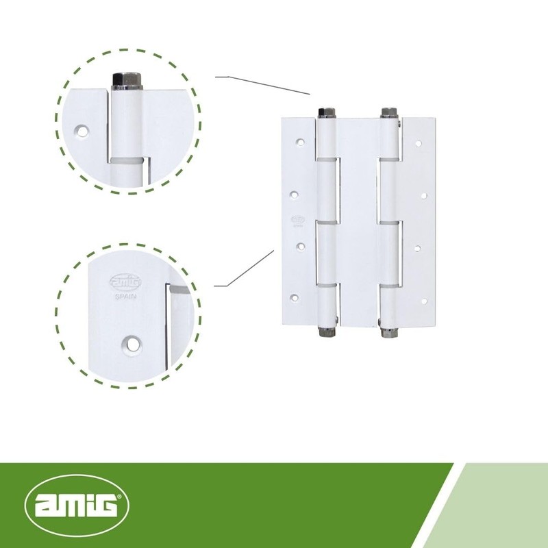 AMIG Double Hinge Accessory 3035 – 180 x 133.5 x