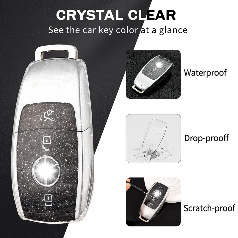 OFF WE GO Car Key Case Cover for Benz Class
