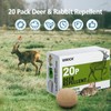 20 Pack Deer Repellent, Rabbit Repellent, Deer Deterrent, Powerful Deer
