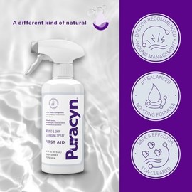 Puracyn First Aid Wound and Skin Repair - Wound Care Spray for Cuts, Scrapes, Minor Sores, Minor Burns, and Other Skin Irritations. 16 Ounces