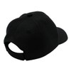 Gorra de béisbol para bebé, 100% resistente, de poliéster, Negro,