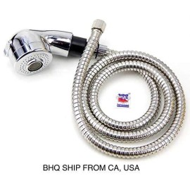 HQBS Salon Shampoo Equipment Large Chrome Shampoo Sprayer Set