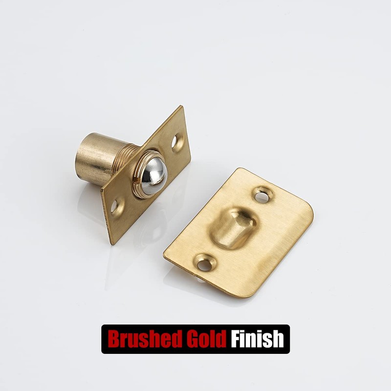 JQK Closet Ball Catch Door Hardware, Stainless Steel Catch Adjustable