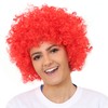 Red Afro Wig - Fancy Dress Accessory - Funky Large