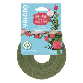 VELCRO Brand VEL-30089-AMS Wide Extra Support Garden Ties Strong Roses Shrubs Vines and Heavy Plants, 1in x 35ft, Green - Recycled Plastic