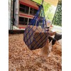 Muzzys Blue Chicken Coop Flock Block Bird Seed Hanging Bag