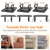 Lifewit Plastic Rotating Couch Armrest Table, Adjustable Sofa Arm Clip