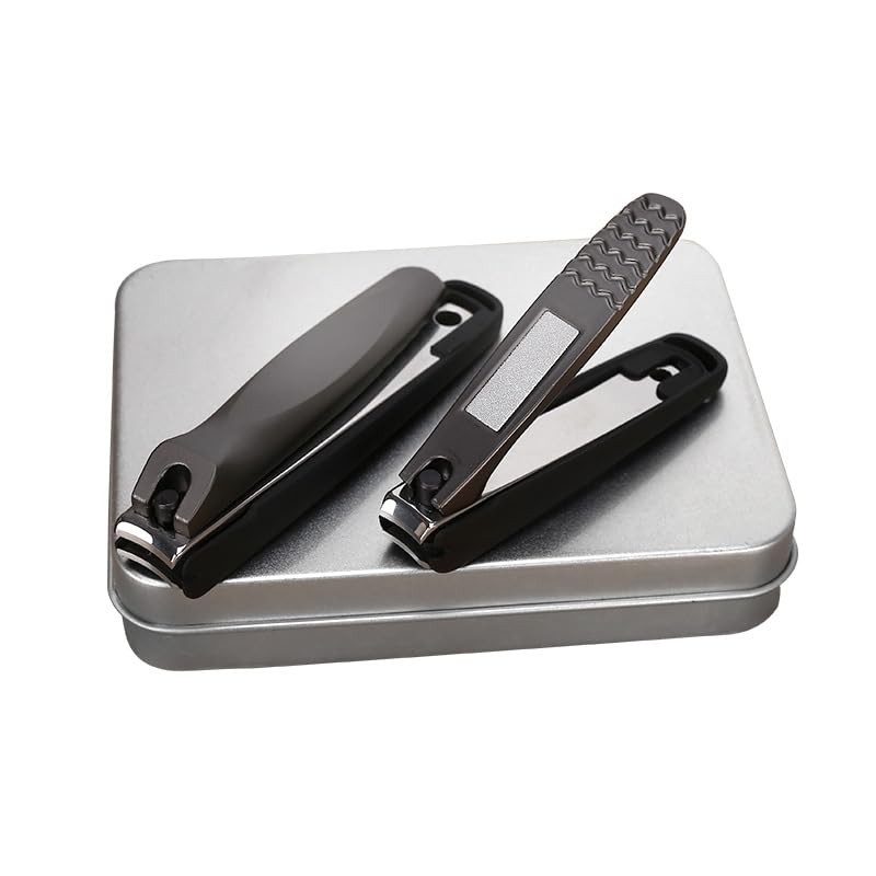 Nail Clippers, Splash-Resistant, Rust-free, Sharp, Includes Files, For Both Hands