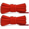 Stepace 2 Pairs (4 Pieces) Shoelaces, Half Round Shoelaces, Length