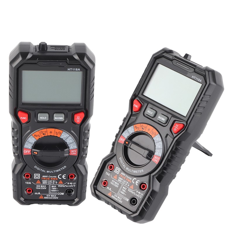 Multimeter Meter 6000 Count Digital Automatic Range True Effective Value