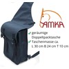 Reitsport Amesbichler 013/04D Saddle Bag for Horses Double Pannier Black