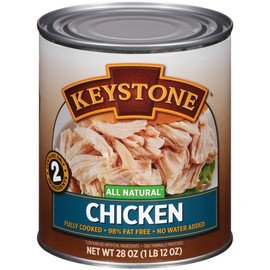 Keystone Meats All Natural Canned Chicken, 28 Ounce