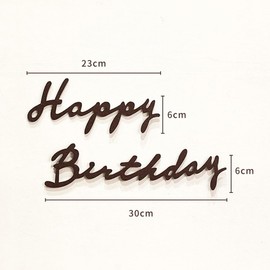 BOOHUQICH Birthday Garland, Decorative, Letter Banner, Simple, Happy Birthday Tapestry, Birthday Decoration, For Boys and Girls, For Photography, Accessories, Natural, Atmosphere Creation