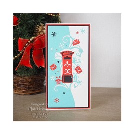Creative Expressions Paper Cuts-Christmas Post-Edger Craft Metal Die, 8.1 x 14.5 cm