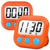 2 Pack Digital Kitchen Timer for Cooking Big Digits Loud