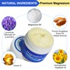 QJCWXIAOX Magnesium Cream,Topical Magnesium Cream with Pure Zechstein Magnesium,Magnesium Lotion,Rich
