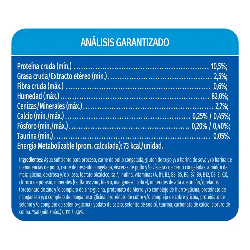 Cat Chow Alimento Húmedo Para Gato sabor pescado 24 sobres