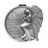 AngelStar 15681 Dad Guardian Angel Visor Clip Accent, 2-1/2-Inch , Grey