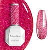 MelodySusie MelodySusie Neon Pink Glitter Gel Nail Polish,Red 0.5fl oz