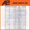 APUK 200pcs Extension Tension Compression Steel Metal Spring Assorted Assortment