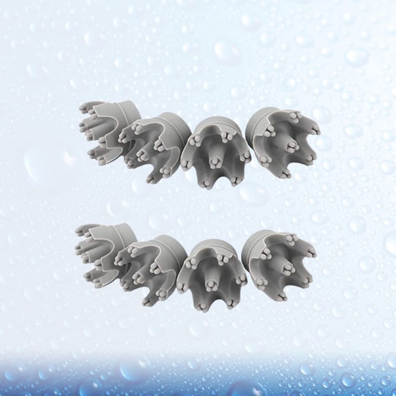 EXCEART Massager Head Electric Head Massager Replacement Head Kneading Vibrating