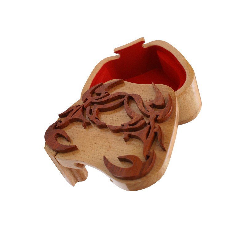 Crab Wooden Secret Puzzle Box