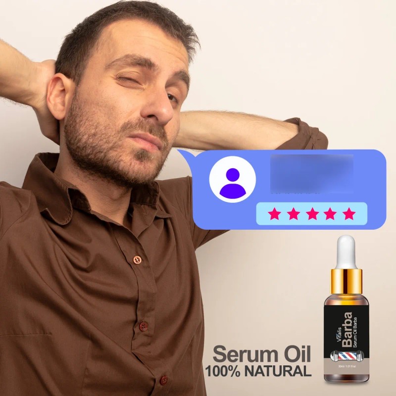 3 Esencia Aceite Para Crecer Barba Bigote Natural 30ml C/u