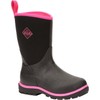 Muck Boy's Boot Kids Slushmaster (Element), Black/Pink, 9 Toddler