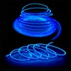 Maxlaxer El Wire Blue Interior Car LED Strip Lights, 10M