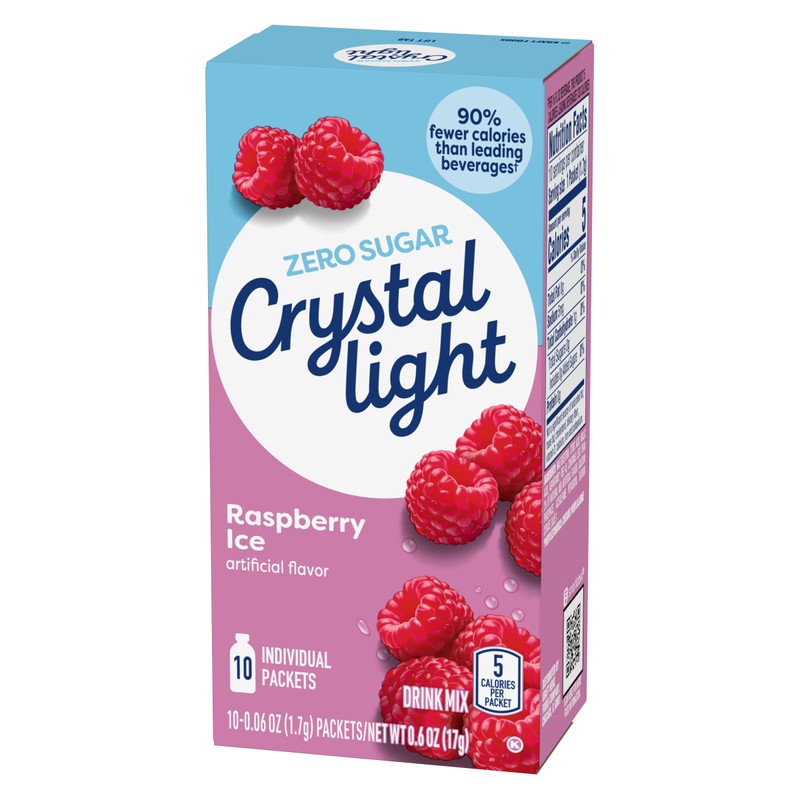 Crystal Light Drink Mix, 12 Packets, for Convenient On-the-Go Flavorful