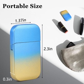 2 Pack Pink Flame Torch Lighter, Cute Lighter,Refillable Butane Lighter, Windproof Torch Lighter for Outdoor Camping BBQ Candle,Nice Gift for Girls,Women on Birthday,Anniversary Ocean,Without Butane